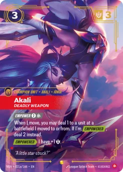 Akali, Deadly Weapon — Parallel Foil