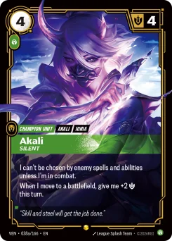 Akali, Silent — Parallel Foil