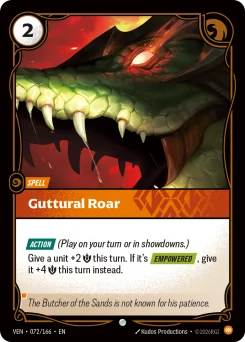Guttural Roar — Normal