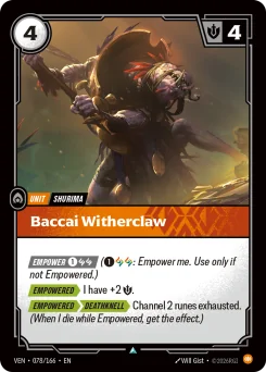 Baccai Witherclaw — Normal