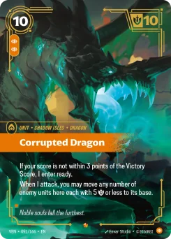 Corrupted Dragon — Foil