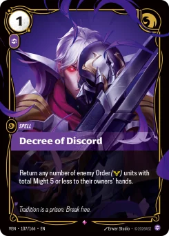Decree of Discord — Foil