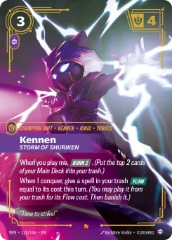Kennen, Storm of Shuriken — Foil