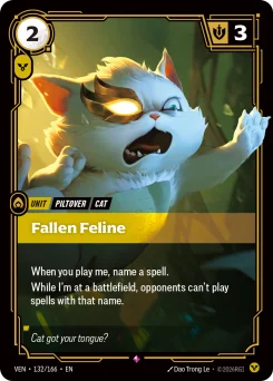 Fallen Feline — Foil