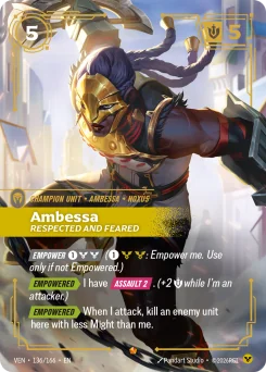 Ambessa, Respected and Feared — Foil