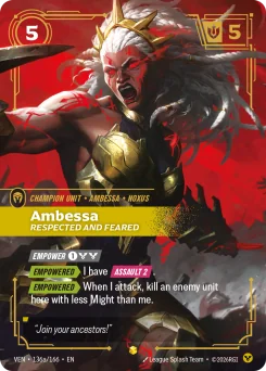 Ambessa, Respected and Feared — Parallel Foil