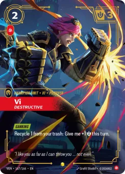 Vi, Destructive — Overnumbered Foil