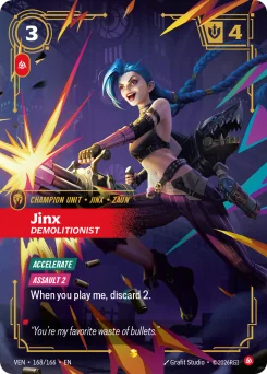 Jinx, Demolitionist — Overnumbered Foil