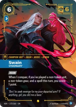 Swain, Visionary — Overnumbered Foil