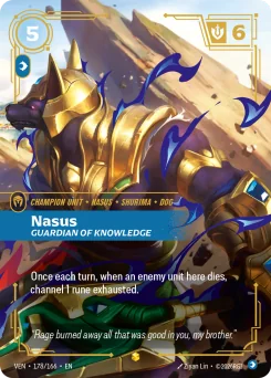 Nasus, Guardian of Knowledge — Overnumbered Foil