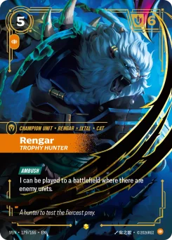 Rengar, Trophy Hunter — Overnumbered Foil