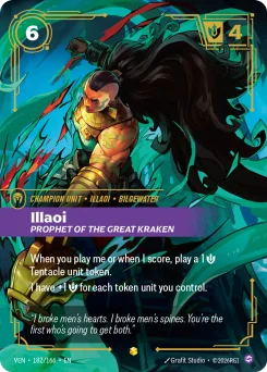 Illaoi, Prophet of the Great Kraken — Overnumbered Foil