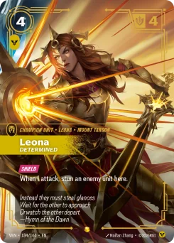 Leona, Determined — Overnumbered Foil
