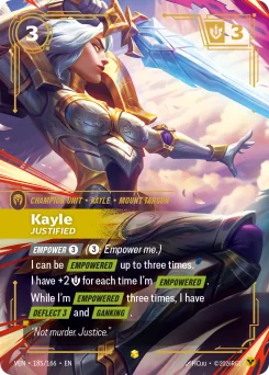Kayle, Justified — Overnumbered Foil