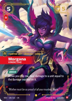 Morgana, Vindictive — Overnumbered Foil