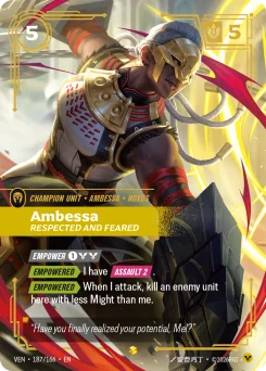 Ambessa, Respected and Feared — Overnumbered Foil