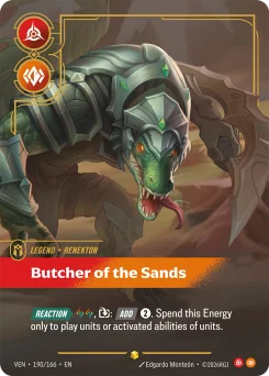 Renekton, Butcher of the Sands — Overnumbered Foil