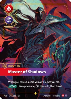 Zed, Master of Shadows — Signature Foil
