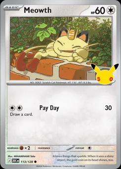 Meowth — Holofoil