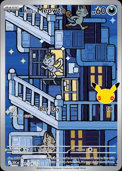 Alolan Meowth — Holofoil