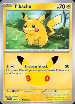 Pikachu — Holofoil
