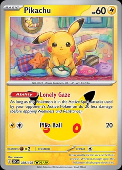 Pikachu — Holofoil