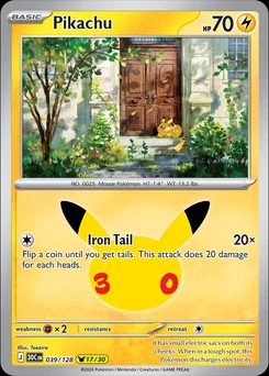 Pikachu — Holofoil
