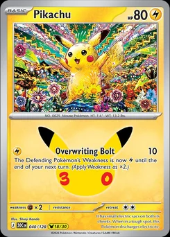 Pikachu — Holofoil