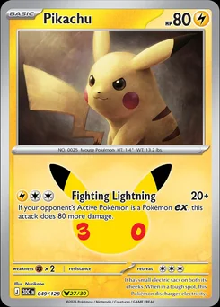 Pikachu — Holofoil