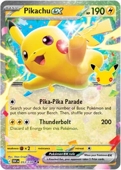 Pikachu ex — Holofoil