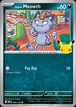 Alolan Meowth — Holofoil