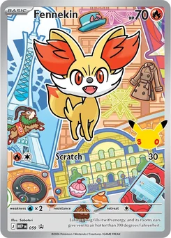 Fennekin — Holofoil