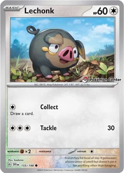 Lechonk — Pokemon Center Stamp