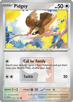 Pidgey — League Stamp