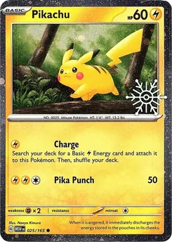 Pikachu — Snowflake Stamp