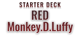 Starter Deck 31: RED Monkey.D.Luffy set logo