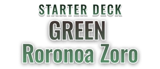 Starter Deck 32: GREEN Roronoa Zoro set logo